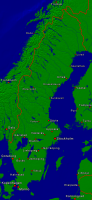 Schweden Städte + Grenzen 554x1200